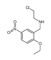 N-(2-Chloroethyl)-2-ethoxy-5-nitrobenzylamine结构式