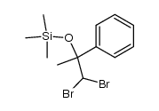 1,2-dibromo-2-trimethylsilyloxy-prop-2-yl-benzene结构式