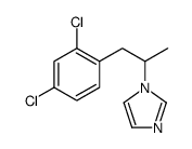 1-[1-(2,4-dichlorophenyl)propan-2-yl]imidazole结构式