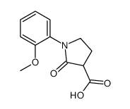 1-(2-Methoxyphenyl)-2-oxopyrrolidine-3-carboxylicacid结构式