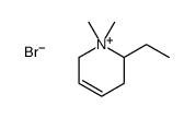 2-ethyl-1,1-dimethyl-3,6-dihydro-2H-pyridin-1-ium,bromide Structure