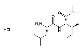 L-leucinyl-L-isoleucine methyl ester hydrochloride Structure