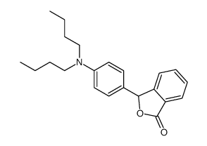 3-[4-(dibutylamino)phenyl]-3H-2-benzofuran-1-one Structure