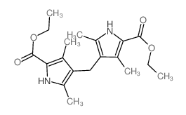 4,4-Methylenebis(3,5-dimethyl-1H-pyrrole-2-carboxylic acid) diethyl ester structure