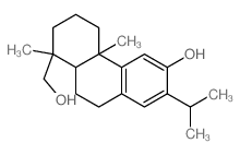 8-(hydroxymethyl)-4b,8-dimethyl-2-propan-2-yl-5,6,7,8a,9,10-hexahydrophenanthren-3-ol结构式