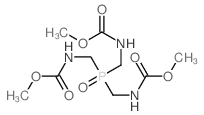 8-Oxa-2,6-diaza-4-phosphanonanoicacid, 4-[[(methoxycarbonyl)amino]methyl]-7-oxo-, methyl ester, 4-oxide structure