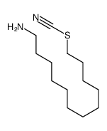 12-aminododecyl thiocyanate Structure