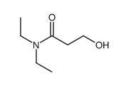 N,N-diethyl-3-hydroxypropanamide结构式