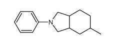 5-methyl-2-phenyl-1,3,3a,4,5,6,7,7a-octahydroisoindole Structure