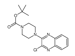 4-(3-Chloro-quinoxalin-2-yl)-piperazine-1-carboxylic acid tert-butyl ester结构式