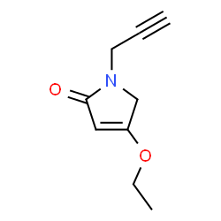 2H-Pyrrol-2-one,4-ethoxy-1,5-dihydro-1-(2-propynyl)-(9CI) Structure