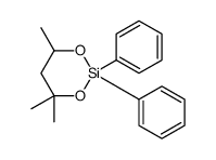 4,4,6-trimethyl-2,2-diphenyl-1,3,2-dioxasilinane Structure