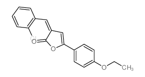 3-[(2-chlorophenyl)methylidene]-5-(4-ethoxyphenyl)furan-2-one结构式