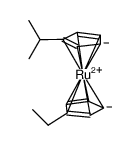 1-ethyl-1'-isopropylruthenocene结构式