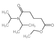 Pentanoic acid,5-[bis(1-methylethyl)amino]-5-oxo-, ethyl ester Structure