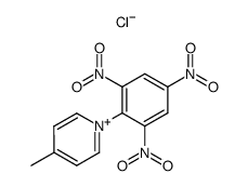 4-methyl-1-picryl-pyridinium, chloride结构式