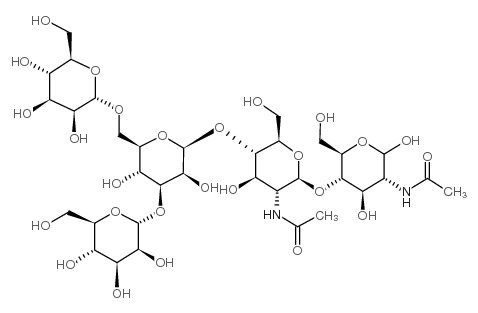 MANNOTRIOSE-DI-(N-ACETYL-D-GLUCOSAMINE) Structure