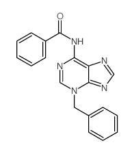 N-(3-benzylpurin-6-yl)benzamide结构式