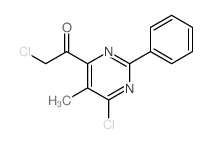 Ethanone,2-chloro-1-(6-chloro-5-methyl-2-phenyl-4-pyrimidinyl)- picture