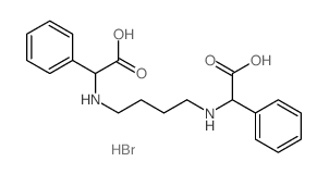 2-[4-[(carboxy-phenyl-methyl)amino]butylamino]-2-phenyl-acetic acid Structure