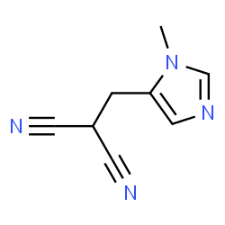 Propanedinitrile, [(1-methyl-1H-imidazol-5-yl)methyl]- (9CI) Structure