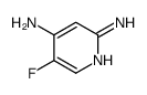 5-fluoropyridine-2,4-diamine Structure