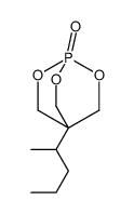 4-pentan-2-yl-2,6,7-trioxa-1λ5-phosphabicyclo[2.2.2]octane 1-oxide Structure