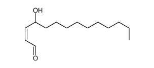 4-hydroxy-2-tetradecenal structure