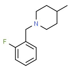 Piperidine, 1-[(2-fluorophenyl)methyl]-4-methyl- (9CI) structure