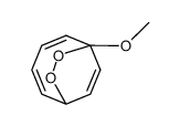 1-methoxy-7,8-dioxabicyclo[4.2.2]deca-2,4,7-triene Structure