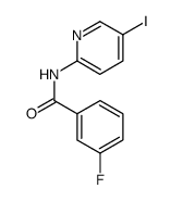 Benzamide, 3-fluoro-N-(5-iodo-2-pyridinyl) Structure