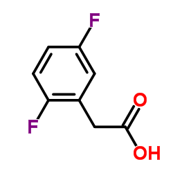 2,5-Difluorophenylacetic acid Structure