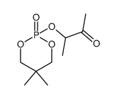 3-((5,5-dimethyl-2-oxido-1,3,2-dioxaphosphinan-2-yl)oxy)butan-2-one结构式