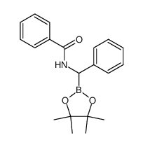 N-[phenyl(4,4,5,5-tetramethyl-1,3,2-dioxaborolan-2-yl)methyl]benzamide Structure