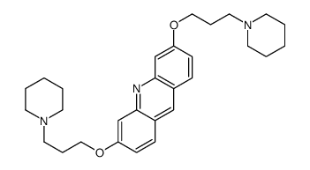 3,6-bis(3-piperidin-1-ylpropoxy)acridine Structure