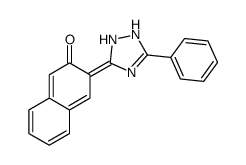 3-(5-phenyl-1,2-dihydro-1,2,4-triazol-3-ylidene)naphthalen-2-one Structure