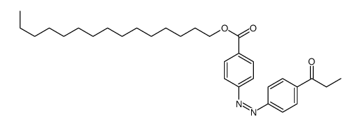 pentadecyl 4-[(4-propanoylphenyl)diazenyl]benzoate Structure