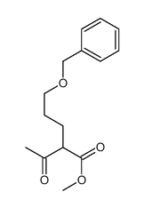 methyl 2-acetyl-5-phenylmethoxypentanoate结构式