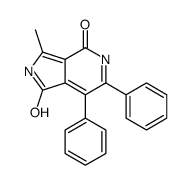 3-methyl-6,7-diphenyl-2H-pyrrolo[3,4-c]pyridine-1,4-dione Structure