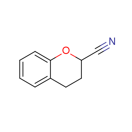 2-cyano-chromane Structure