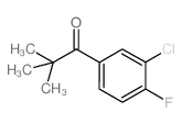 3'-CHLORO-2,2-DIMETHYL-4'-FLUOROPROPIOPHENONE图片