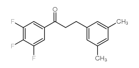 3-(3,5-DIMETHYLPHENYL)-3',4',5'-TRIFLUOROPROPIOPHENONE structure