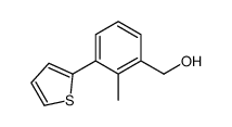 (2-methyl-3-thiophen-2-ylphenyl)methanol Structure