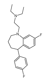 1-[2-(Diethylamino)ethyl]-8-fluoro-5-(4-fluorophenyl)-2,3,4,5-tetrahydro-1H-1-benzazepine picture