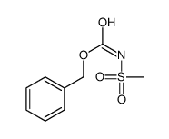 benzyl N-methylsulfonylcarbamate Structure