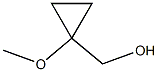 (1-methoxycyclopropyl)methanol structure