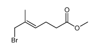 methyl 6-bromo-5-methylhex-4-enoate Structure