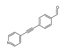 4-[2-(4-吡啶)乙炔]苯甲醛结构式