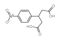 3-(4-硝基苯基)戊二酸结构式