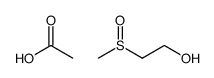 acetic acid,2-methylsulfinylethanol结构式